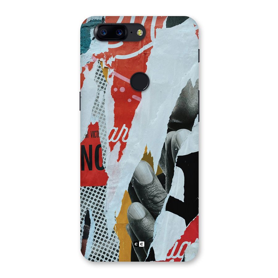 Fabulous Paper Cutout Back Case for OnePlus 5T