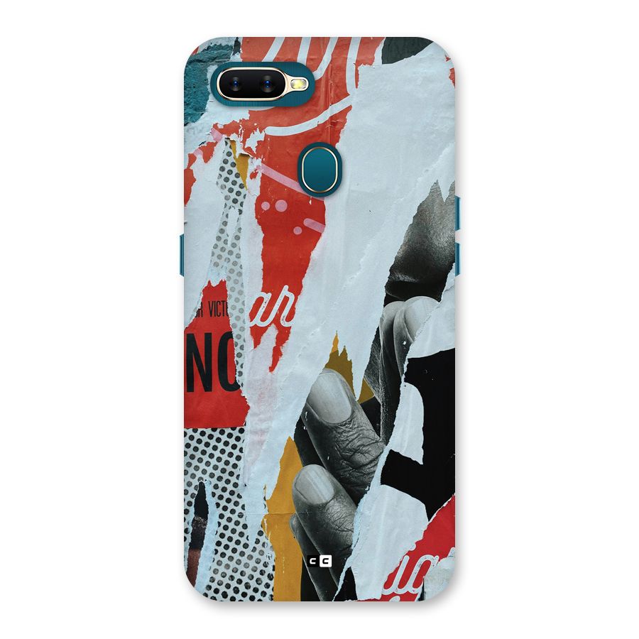 Fabulous Paper Cutout Back Case for Oppo A12