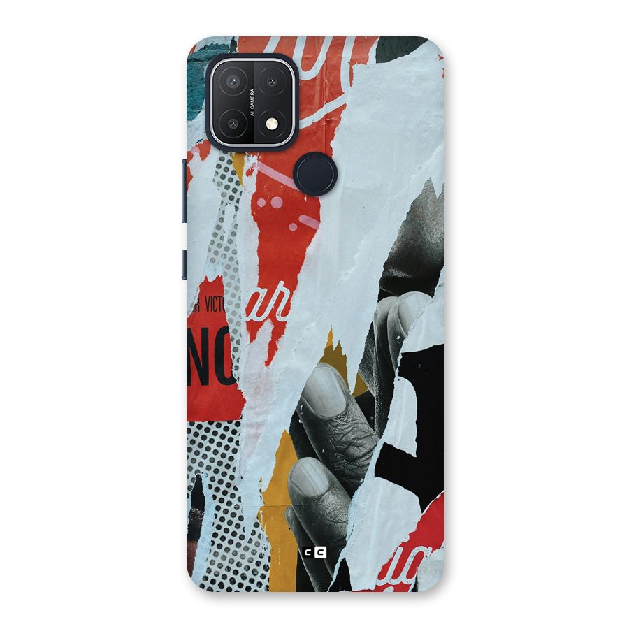 Fabulous Paper Cutout Back Case for Oppo A15