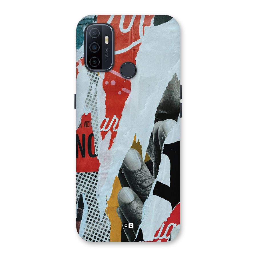 Fabulous Paper Cutout Back Case for Oppo A32
