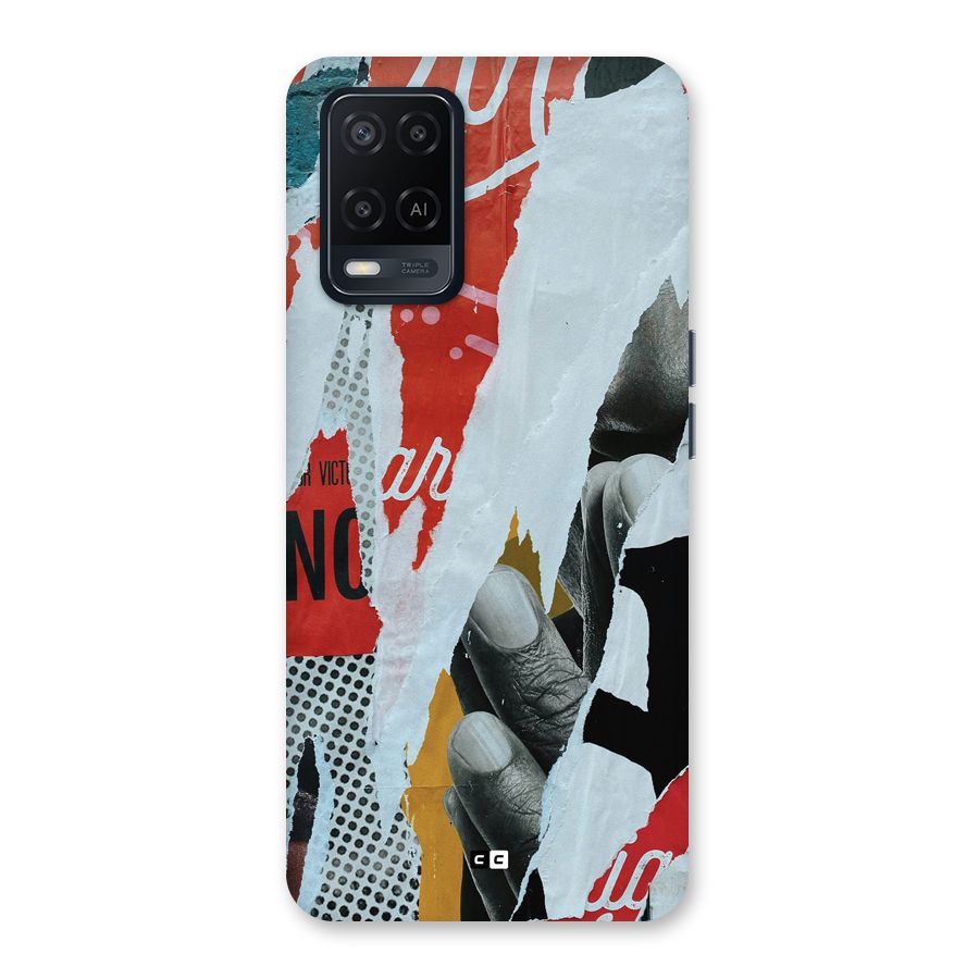 Fabulous Paper Cutout Back Case for Oppo A54