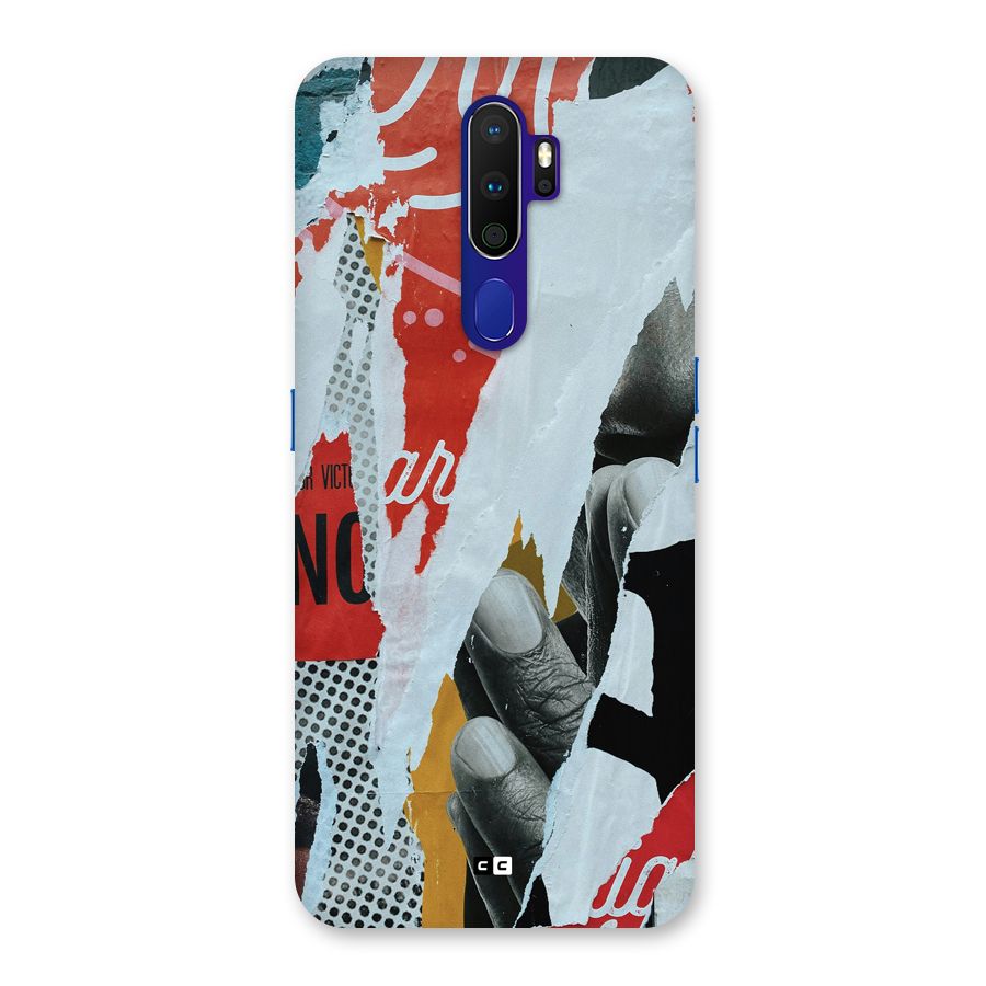 Fabulous Paper Cutout Back Case for Oppo A9 (2020)