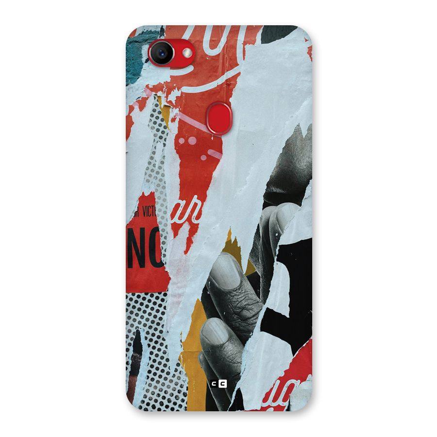 Fabulous Paper Cutout Back Case for Oppo F7