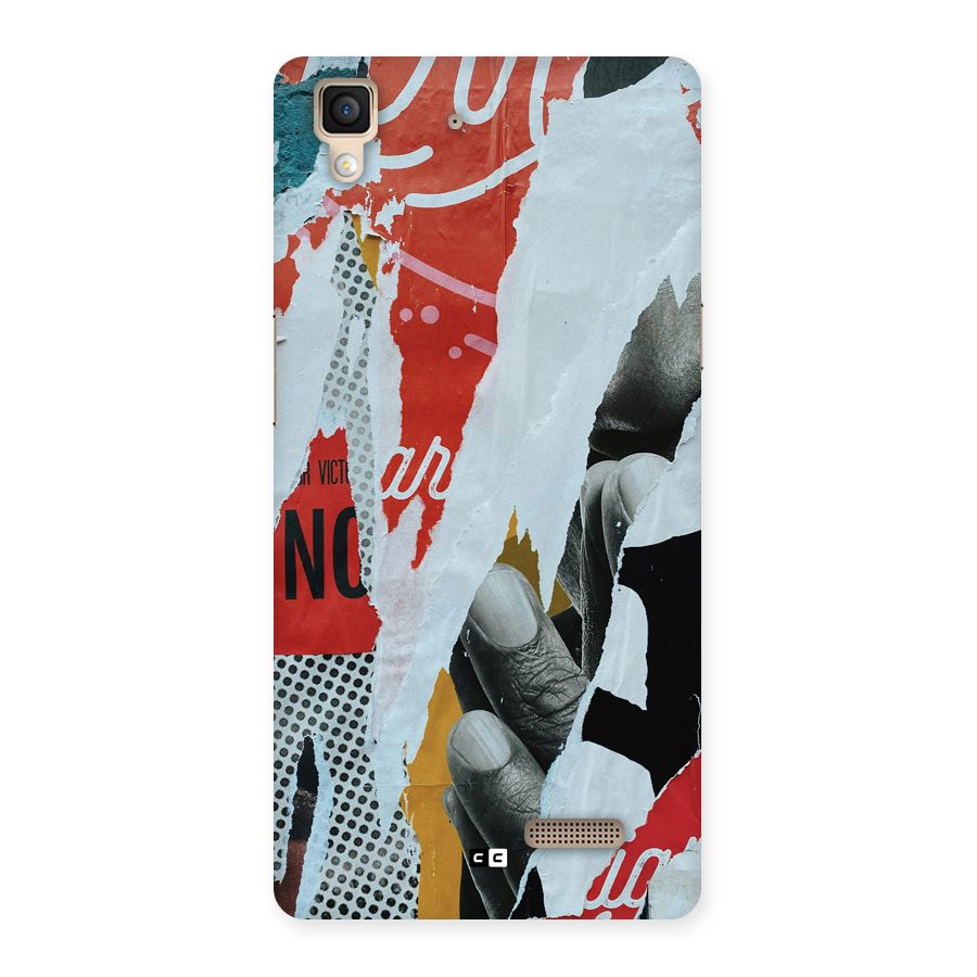 Fabulous Paper Cutout Back Case for Oppo R7