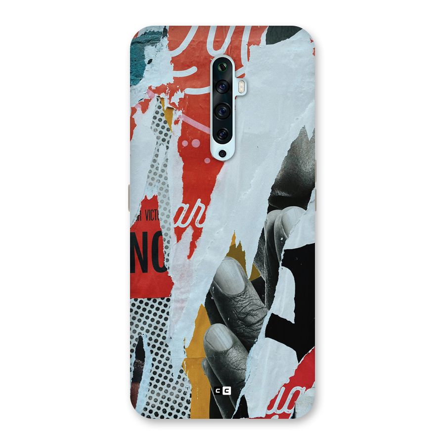 Fabulous Paper Cutout Back Case for Oppo Reno2 F