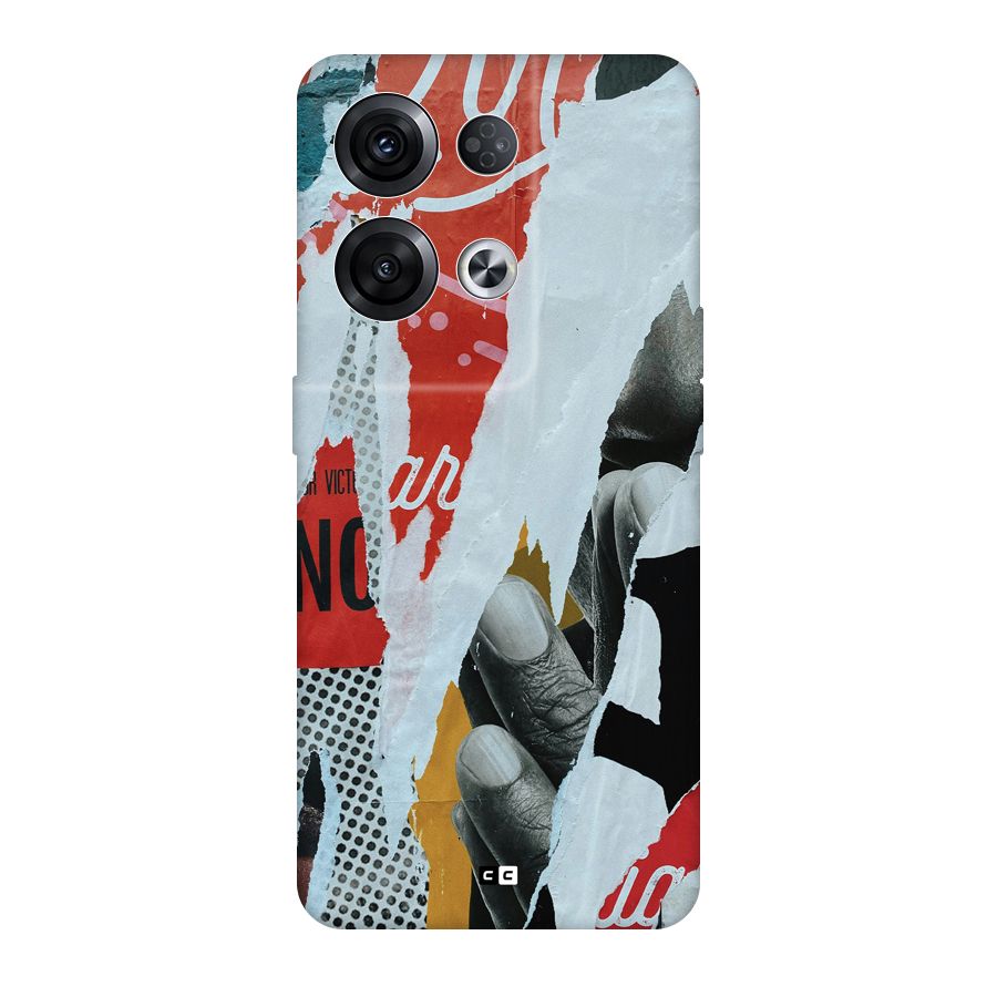 Fabulous Paper Cutout Back Case for Oppo Reno8 Pro 5G