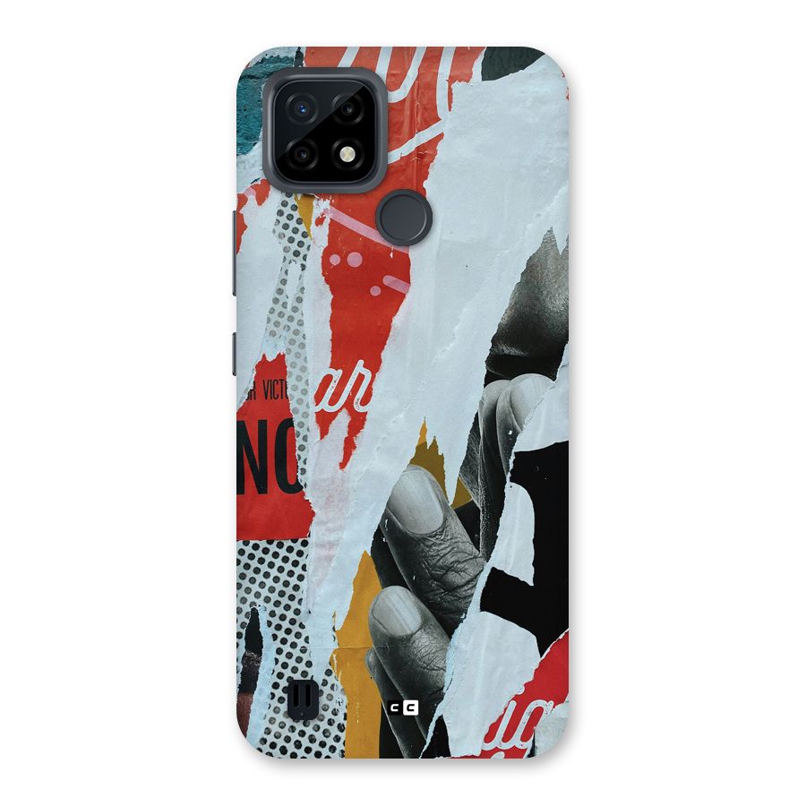 Fabulous Paper Cutout Back Case for Realme C21