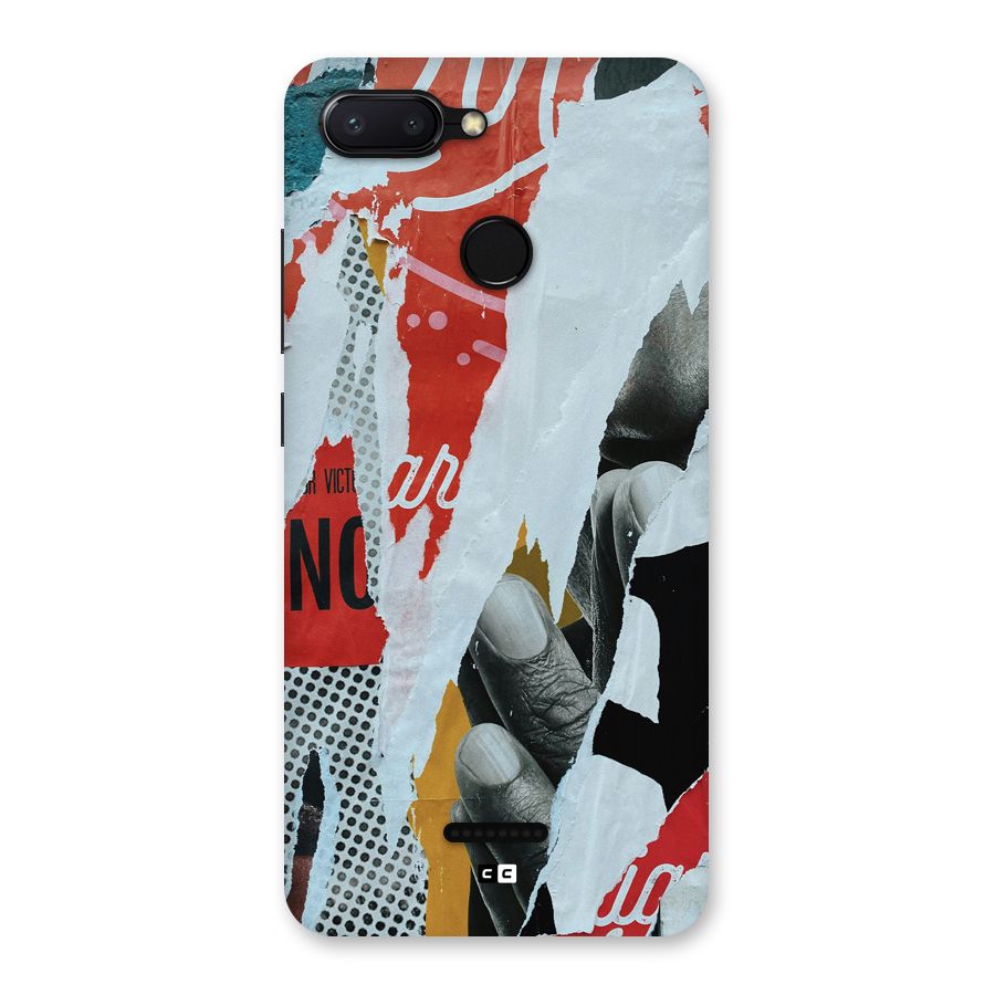 Fabulous Paper Cutout Back Case for Redmi 6