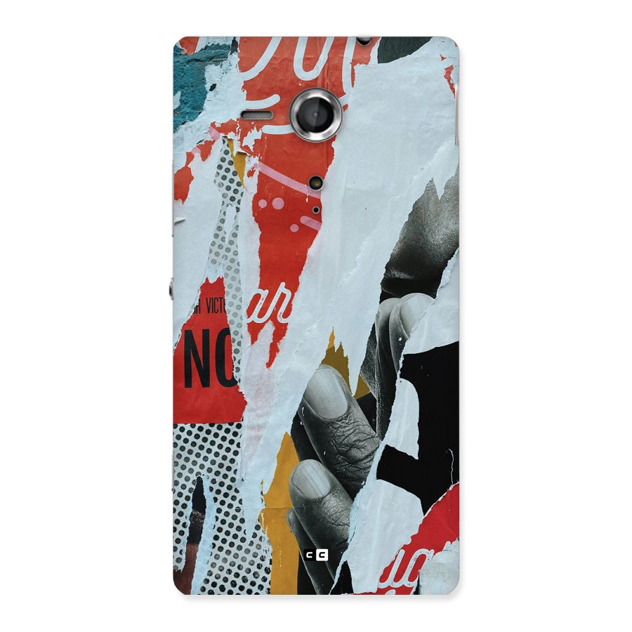 Fabulous Paper Cutout Back Case for Xperia Sp