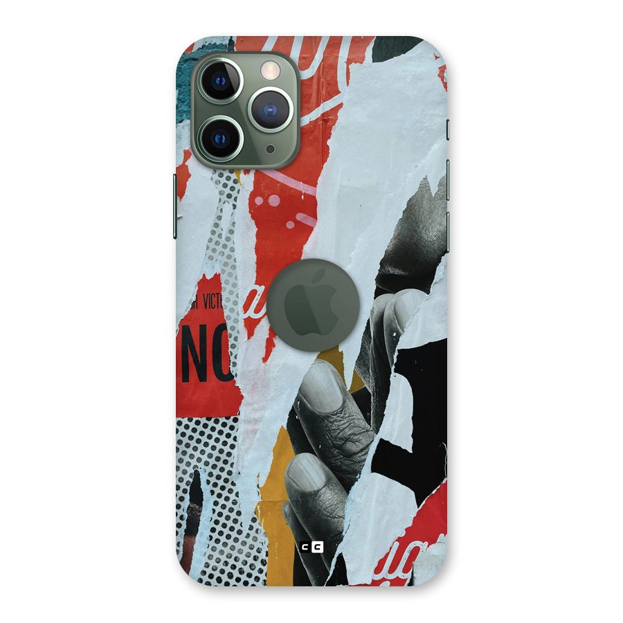 Fabulous Paper Cutout Back Case for iPhone 11 Pro Logo Cut