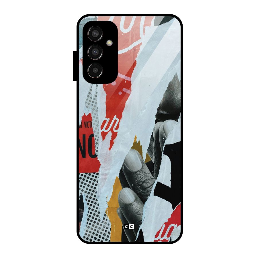 Fabulous Paper Cutout Glass Back Case for Galaxy F13