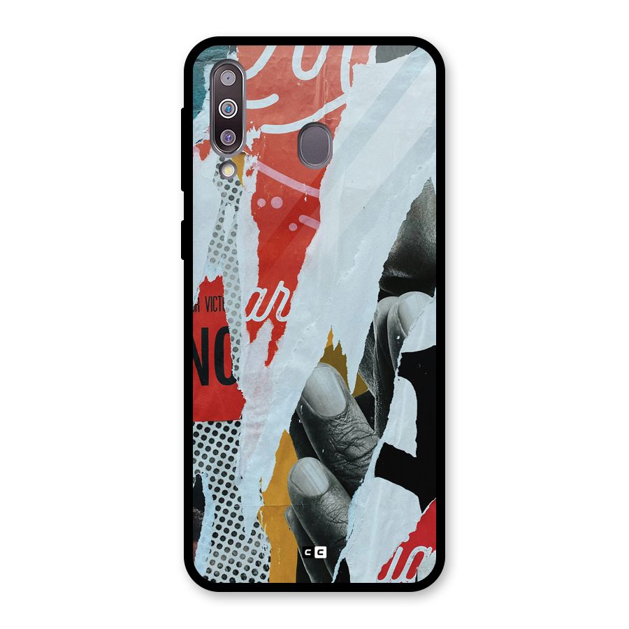 Fabulous Paper Cutout Glass Back Case for Galaxy M30