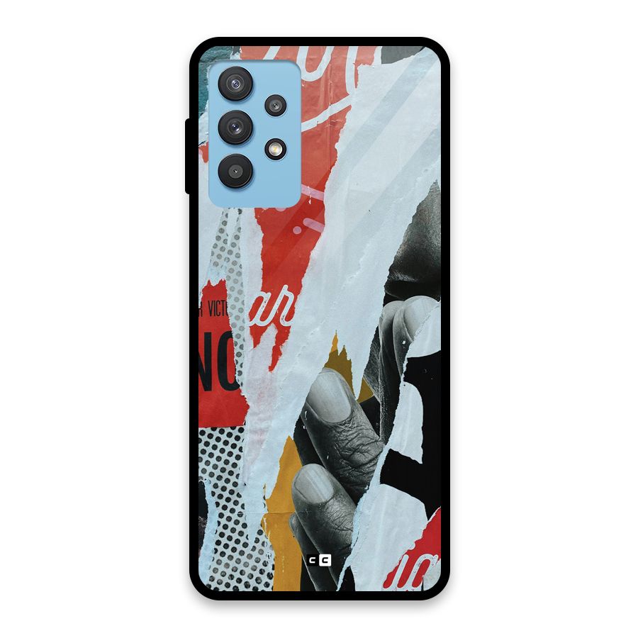 Fabulous Paper Cutout Glass Back Case for Galaxy M32 5G