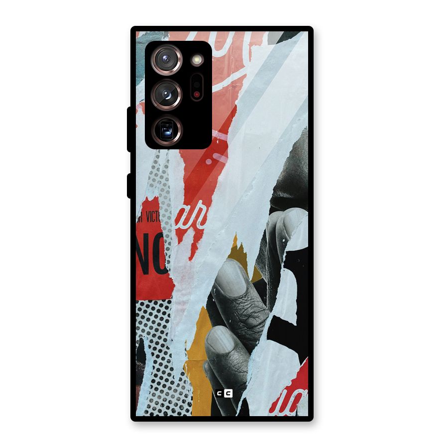 Fabulous Paper Cutout Glass Back Case for Galaxy Note 20 Ultra