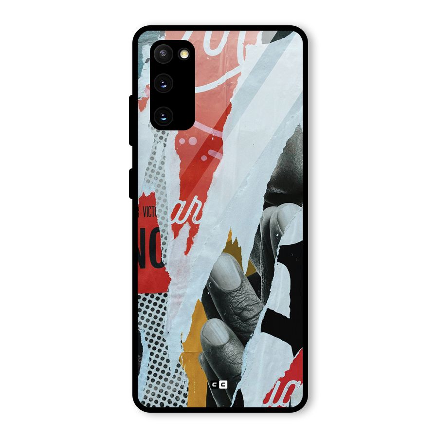 Fabulous Paper Cutout Glass Back Case for Galaxy S20 FE