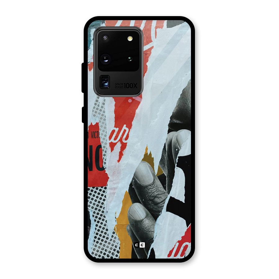 Fabulous Paper Cutout Glass Back Case for Galaxy S20 Ultra