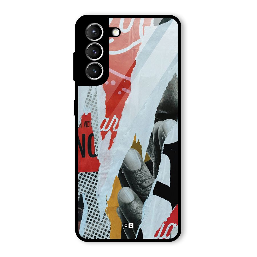Fabulous Paper Cutout Glass Back Case for Galaxy S21 5G