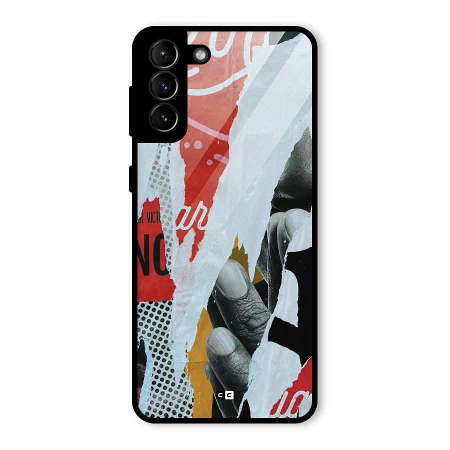 Fabulous Paper Cutout Glass Back Case for Galaxy S21 Plus