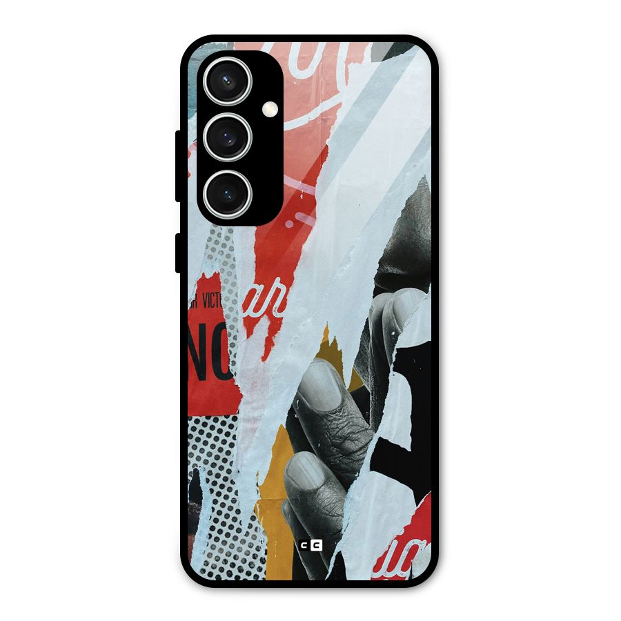Fabulous Paper Cutout Glass Back Case for Galaxy S23 FE