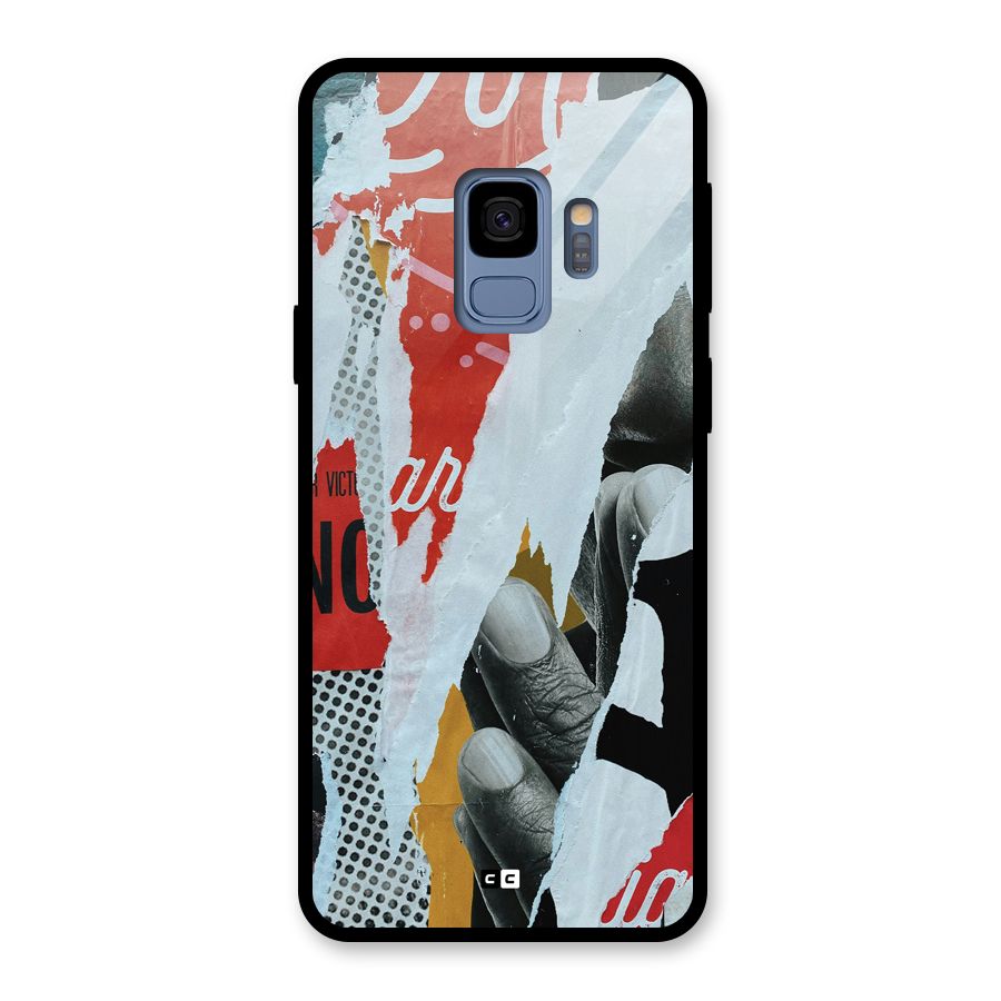 Fabulous Paper Cutout Glass Back Case for Galaxy S9