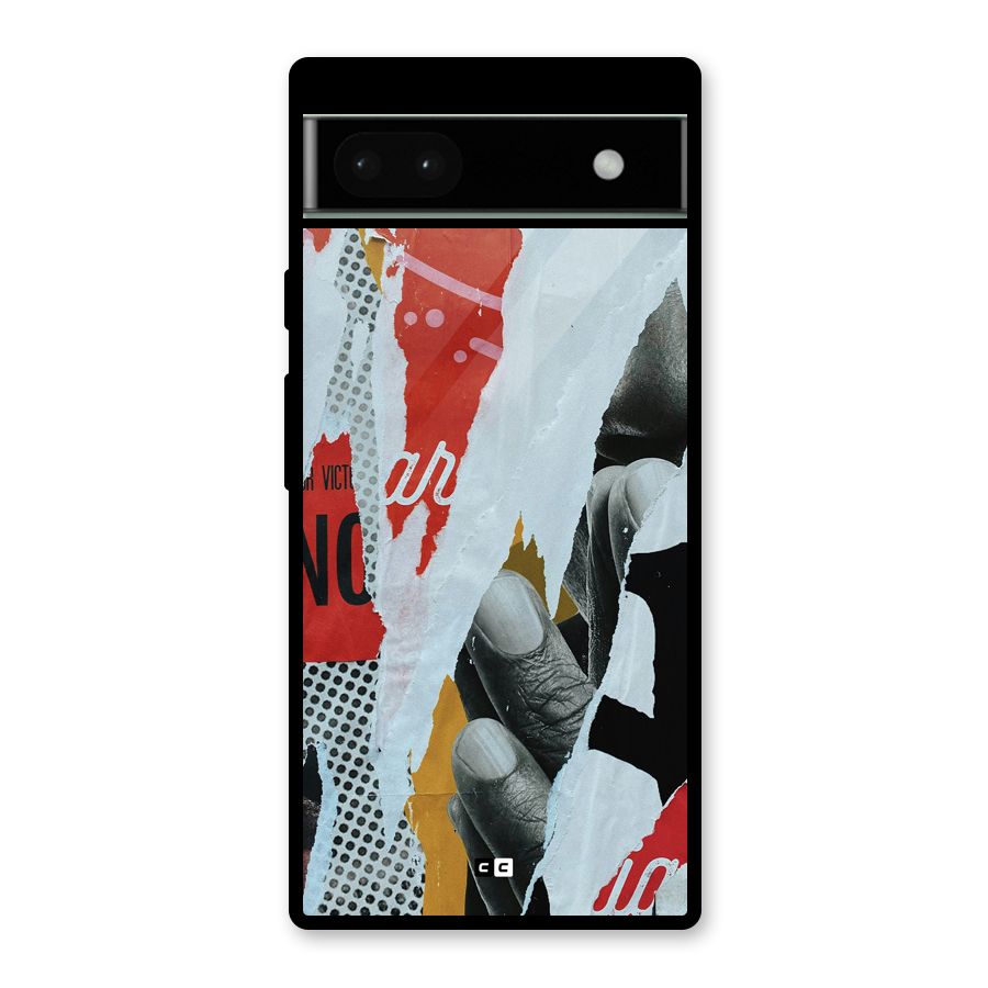 Fabulous Paper Cutout Glass Back Case for Google Pixel 6a