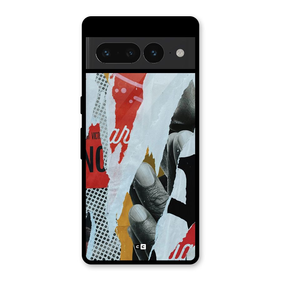 Fabulous Paper Cutout Glass Back Case for Google Pixel 7 Pro