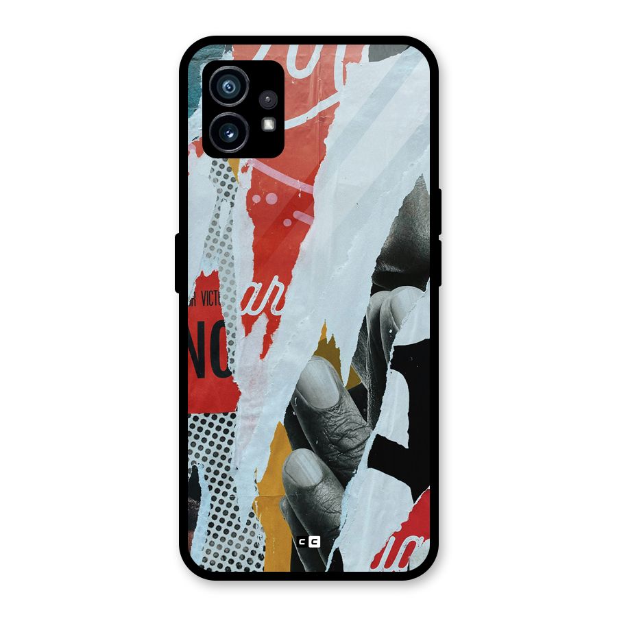 Fabulous Paper Cutout Glass Back Case for Nothing Phone 1