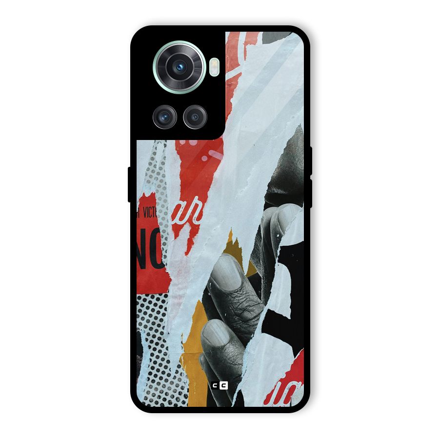 Fabulous Paper Cutout Glass Back Case for OnePlus 10R