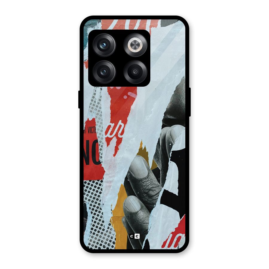 Fabulous Paper Cutout Glass Back Case for OnePlus 10T