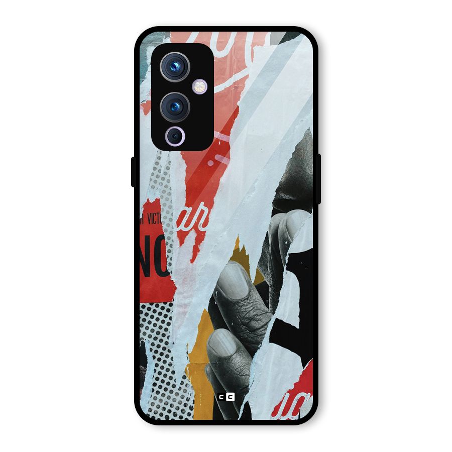 Fabulous Paper Cutout Glass Back Case for OnePlus 9