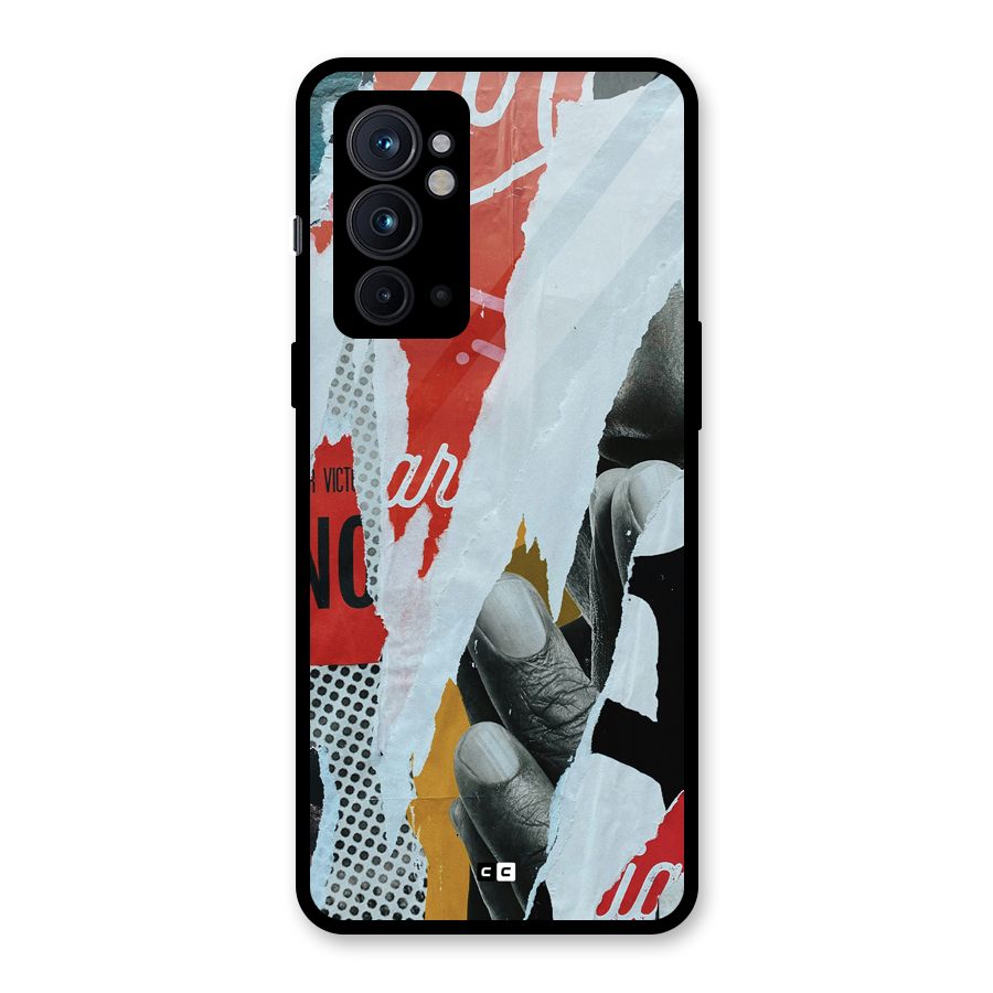 Fabulous Paper Cutout Glass Back Case for OnePlus 9RT 5G