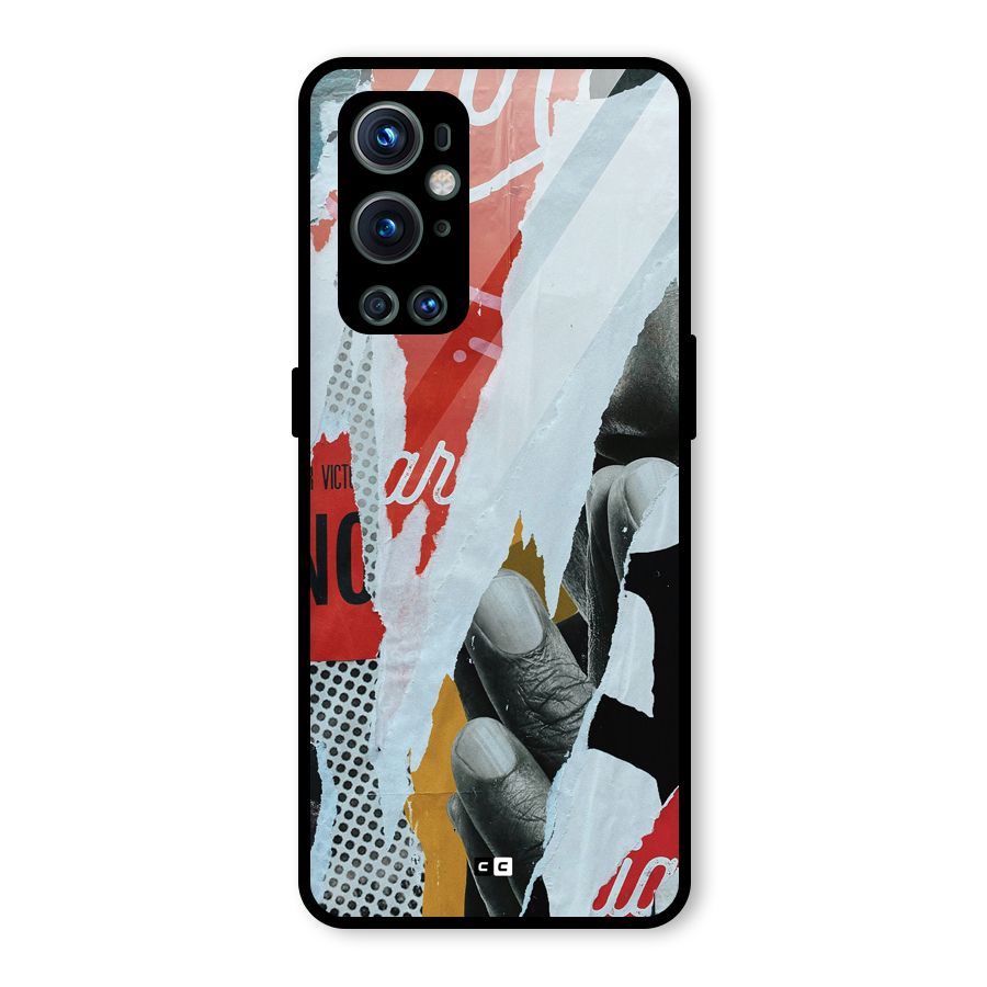 Fabulous Paper Cutout Glass Back Case for OnePlus 9 Pro