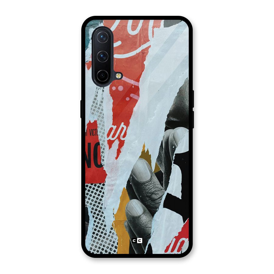 Fabulous Paper Cutout Glass Back Case for OnePlus Nord CE 5G