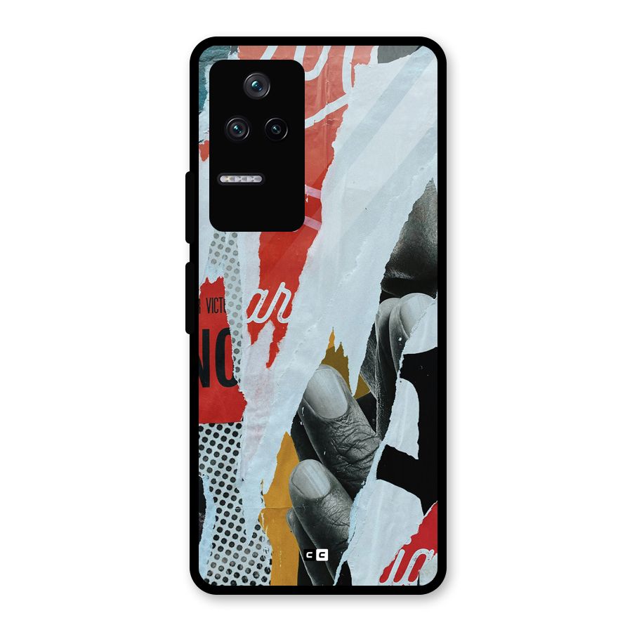 Fabulous Paper Cutout Glass Back Case for Poco F4 5G
