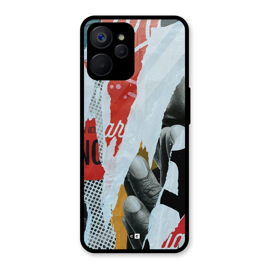 Fabulous Paper Cutout Glass Back Case for Realme 9i 5G