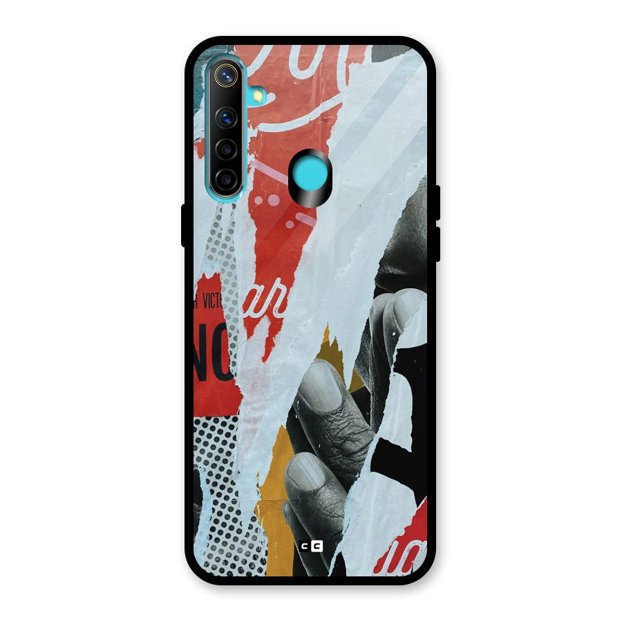 Fabulous Paper Cutout Glass Back Case for Realme Narzo 10