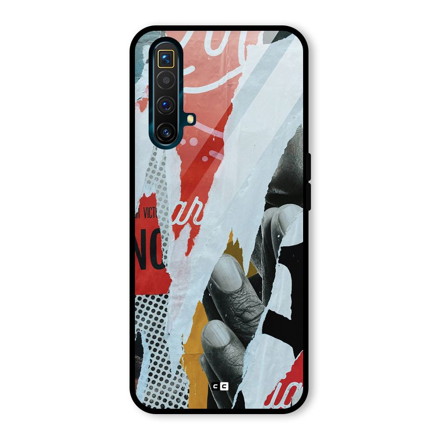 Fabulous Paper Cutout Glass Back Case for Realme X3