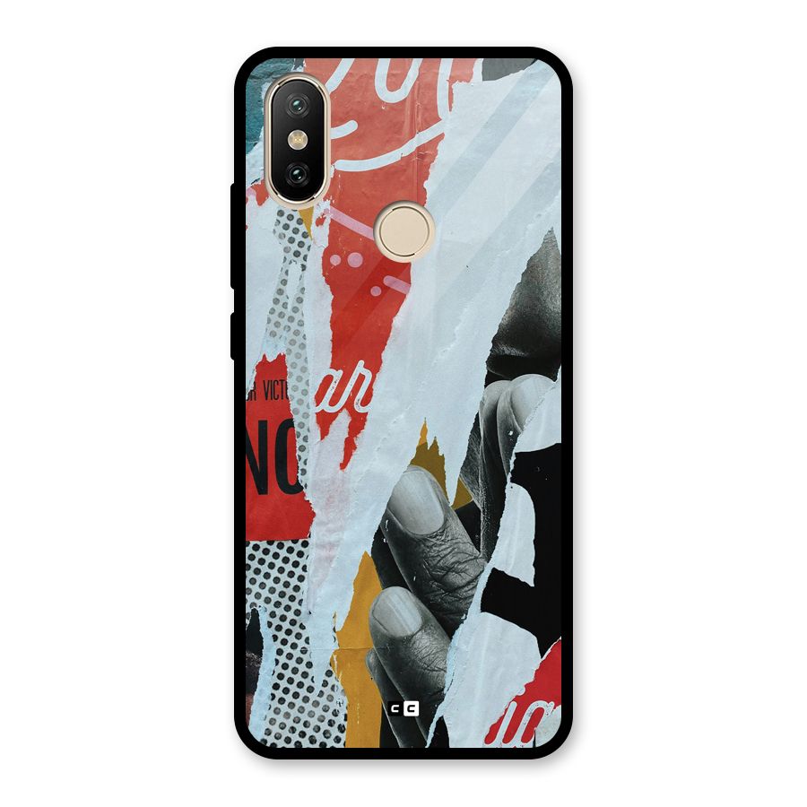 Fabulous Paper Cutout Glass Back Case for Redmi A2
