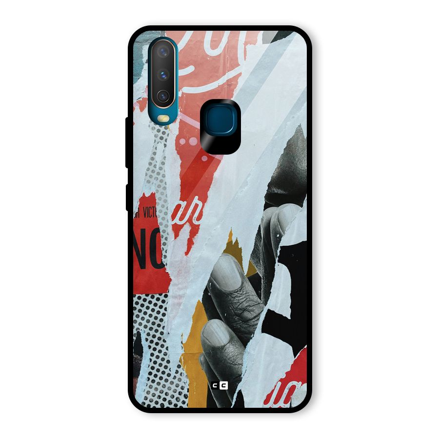 Fabulous Paper Cutout Glass Back Case for Vivo U10
