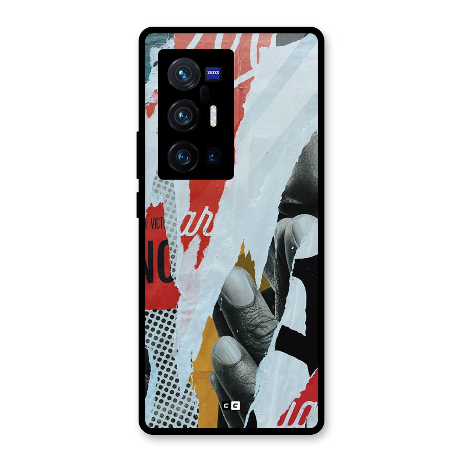 Fabulous Paper Cutout Glass Back Case for Vivo X70 Pro Plus