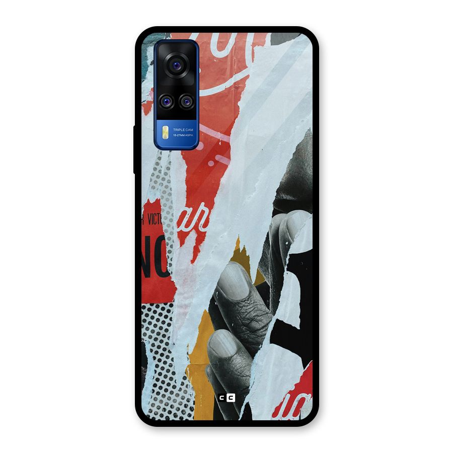Fabulous Paper Cutout Glass Back Case for Vivo Y31