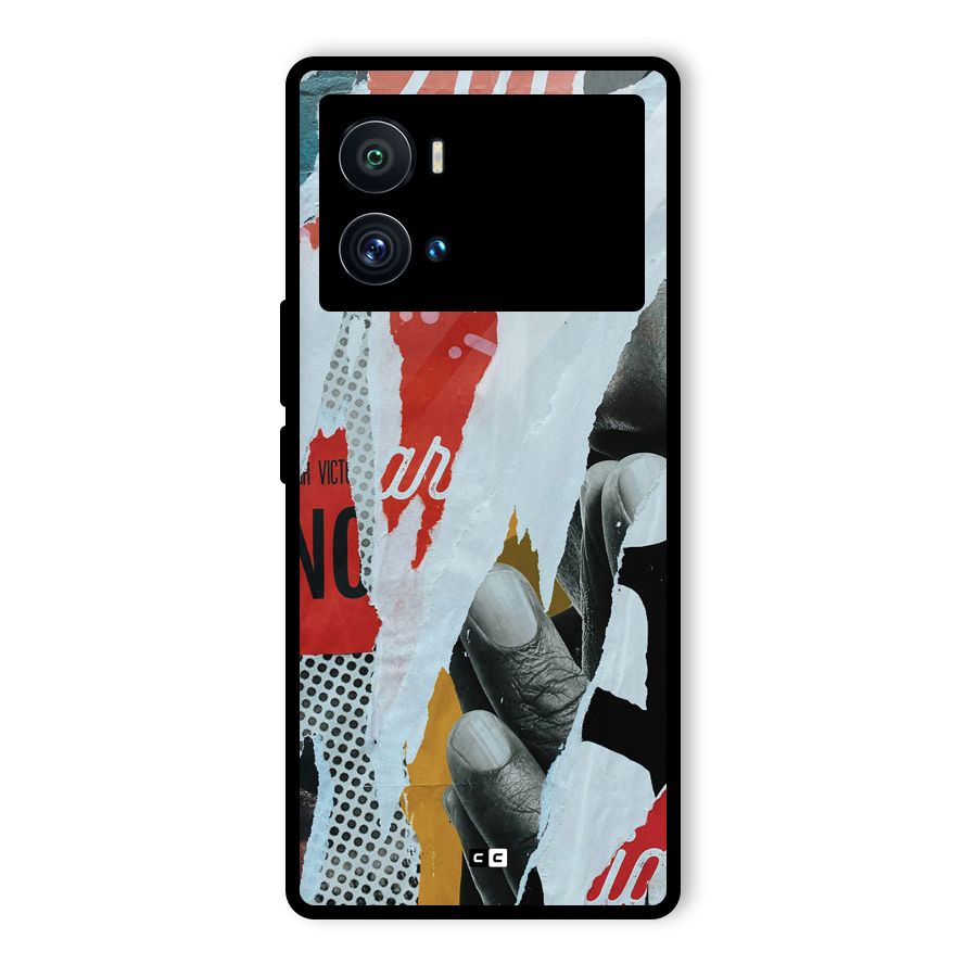 Fabulous Paper Cutout Glass Back Case for Vivo iQOO 9 Pro