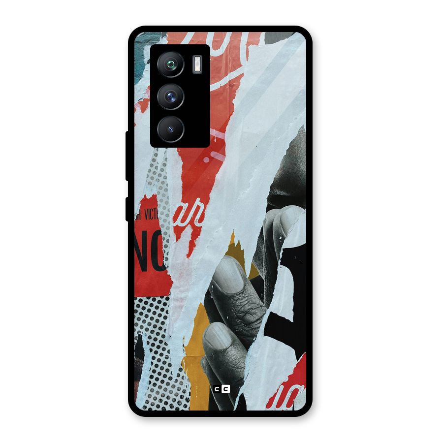 Fabulous Paper Cutout Glass Back Case for Vivo iQOO 9 SE