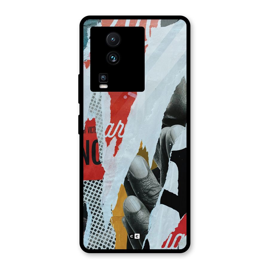 Fabulous Paper Cutout Glass Back Case for Vivo iQOO Neo 7 Pro