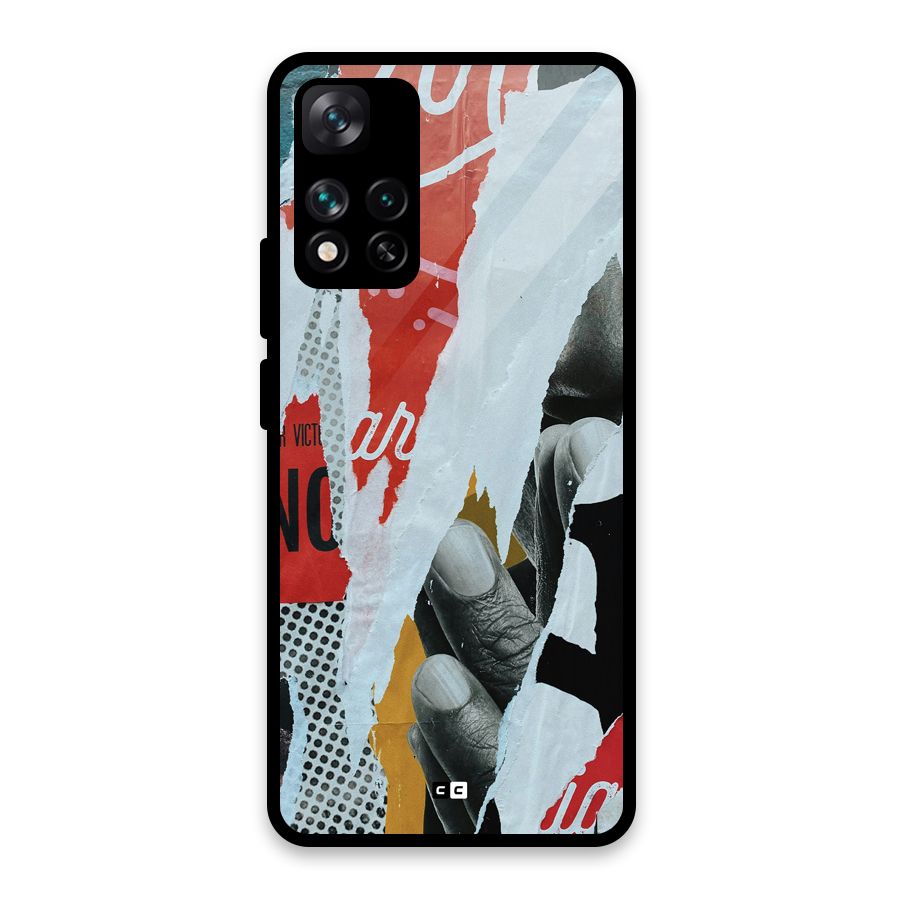 Fabulous Paper Cutout Glass Back Case for Xiaomi 11i HyperCharge 5G