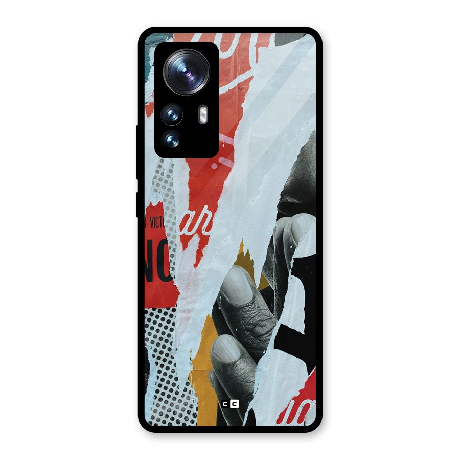 Fabulous Paper Cutout Glass Back Case for Xiaomi 12 Pro