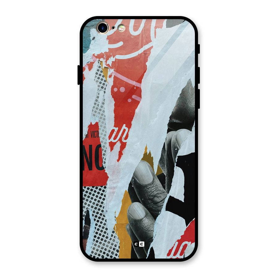 Fabulous Paper Cutout Glass Back Case for iPhone 6 6S