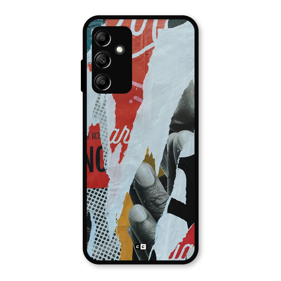 Fabulous Paper Cutout Metal Back Case for Galaxy A14 5G
