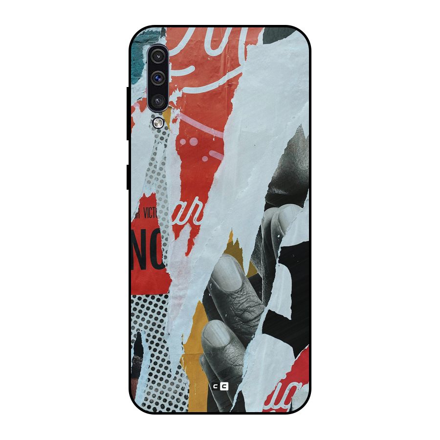 Fabulous Paper Cutout Metal Back Case for Galaxy A50s