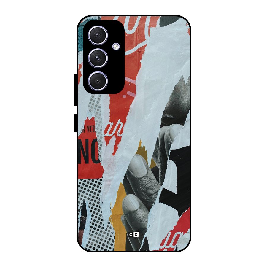 Fabulous Paper Cutout Metal Back Case for Galaxy A54